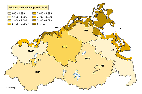  Preise Eigentumswohnungen 2024 M-V © LAiV