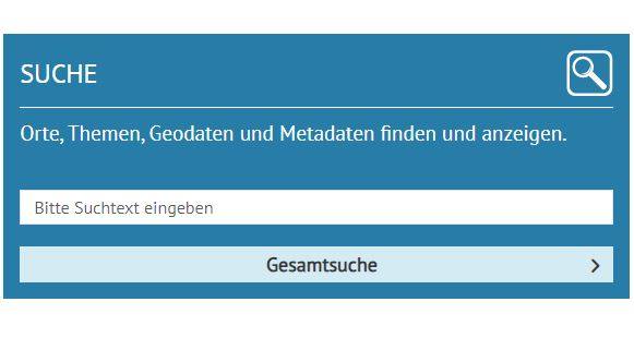 Optimierte Suche im GeoPortal.MV © LAiV